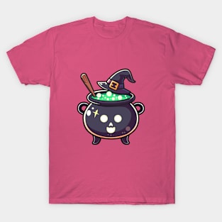 Cute Witch Cauldron T-Shirt